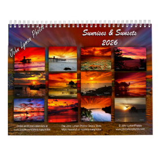 Calendrier 2026 Sunrise & Sunsets Calendar