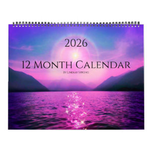Calendrier 2026 sur 12 mois par SSTRANGECLOUDSS