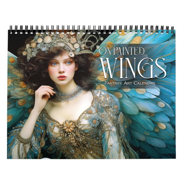 Calendrier 2026 Sur Les Ailes Peintes Fées Anges Art Imaginai (Protection)