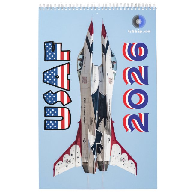 Calendrier 2026 USAF Calendar (Protection)