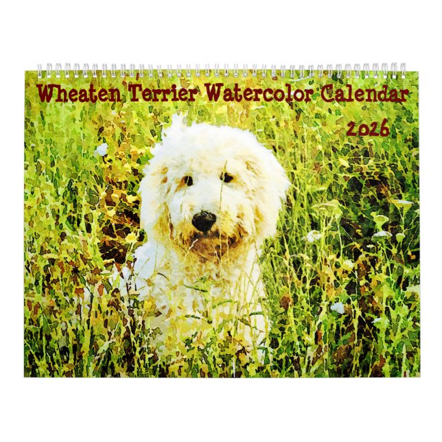 Calendrier 2026  Wheaten Terrier Dog Mama Mom Owner Gifts (Protection)