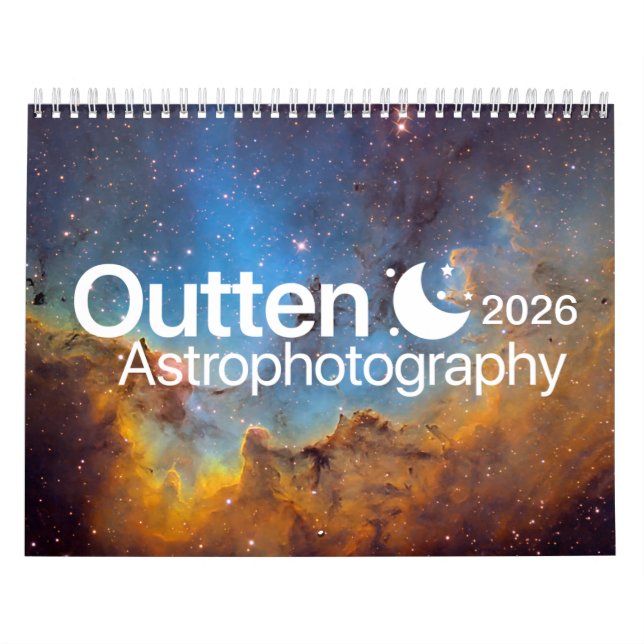 Calendrier 2026 Year Of Space Outten Astrophotography Calenda (Protection)