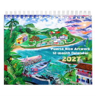 Calendrier 2027 Art de Porto Rico 