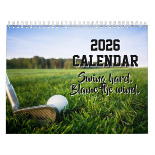 Calendrier 2027 Citations drôles de golf Humour de