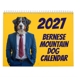 Calendrier 2027 du chien de montagne bernois