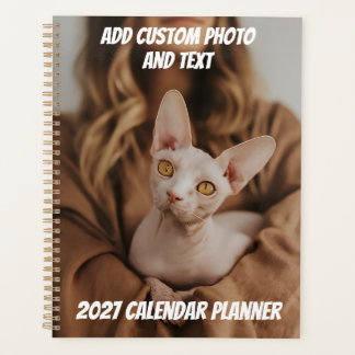 Calendrier 2027 Famille Chat Sphynx Photo Personna