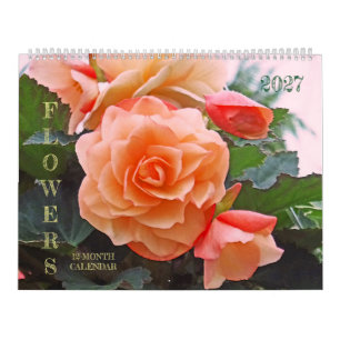 CALENDRIER 2027 / "FLEURS"