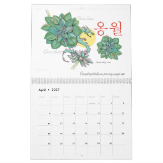 Calendrier 2027 Jeju Calendar