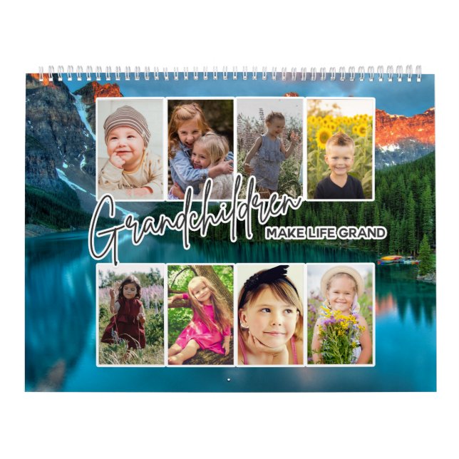 Calendrier 20 Photo "Les petits-enfants font la vie grand" Na (Protection)