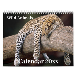 Calendrier 20xx - Animaux sauvages