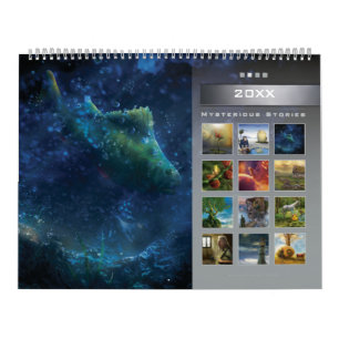 Calendrier 20XX Mysterious Stories (2) - Huge Wall Calendar