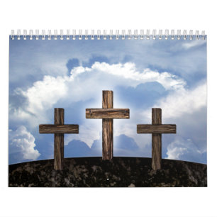 Calendrier 3 Croix robustes avec ciel