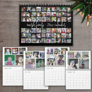 Calendrier 60 Photo - Custom Modern Family Modèle - 2023