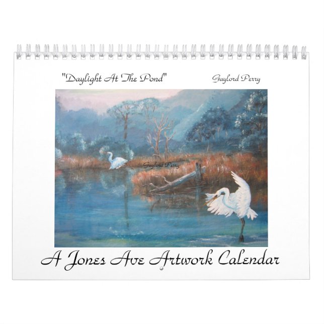 Calendrier "A Jones Ave Artwork - Gaylord Perry" (Protection)
