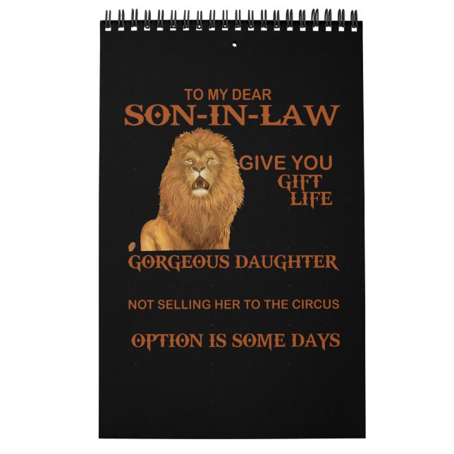 Calendrier À Mon Beau-Fils, Donne-Toi Une Fille Magnifique (Protection)