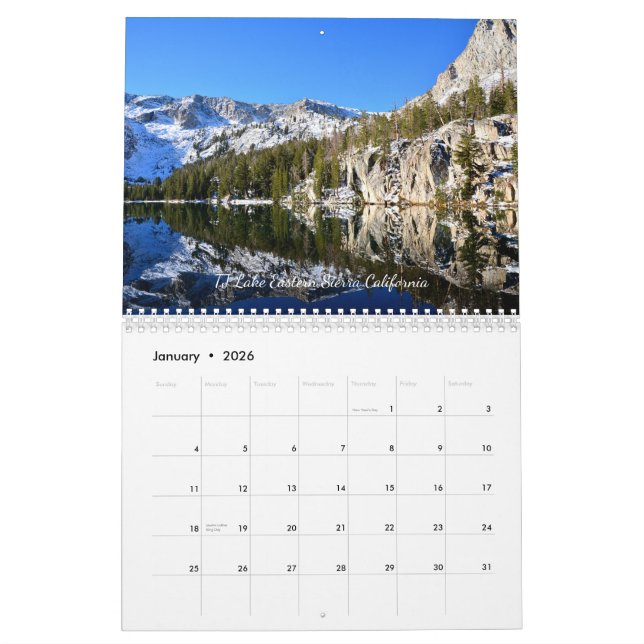 Calendrier A Year of Natural Wonder  (Jan 2026)