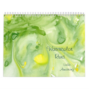 Calendrier abstrait de beaux-arts "de courses
