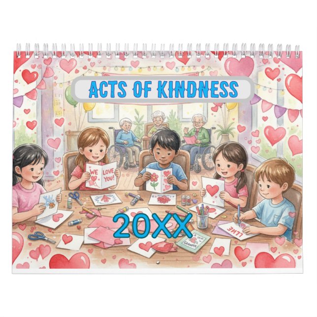 Calendrier Acts of Kindness Every Month Calendar (Protection)