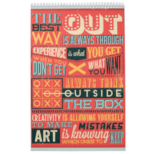 Calendrier Affiche inspirante