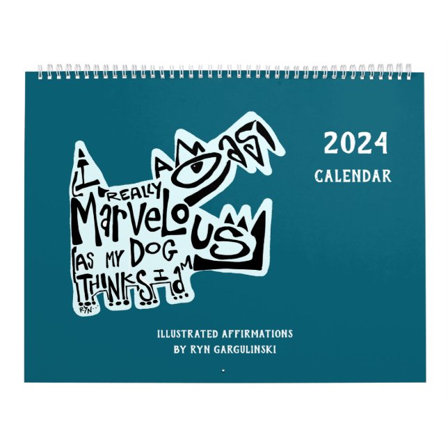 Calendrier Affirmations illustrées de Rynski (Protection)