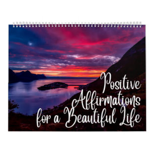 Calendrier Affirmations positives Citations Nature Images