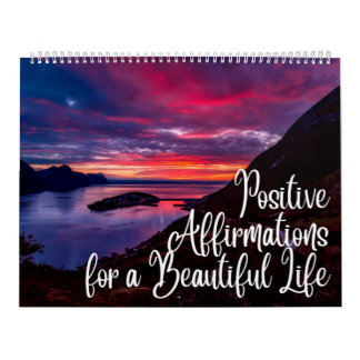 Calendrier Affirmations positives Citations Nature Images