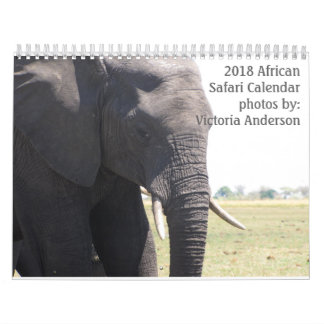 Calendrier africain Safari 2018