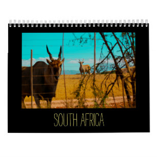 Calendrier Afrique du Sud ZA Animaux sauvages domestique