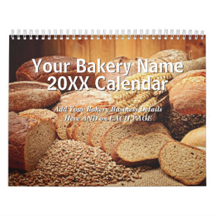 Calendrier Ajouter Votre Boulangerie Nom Détails Pain 20xx