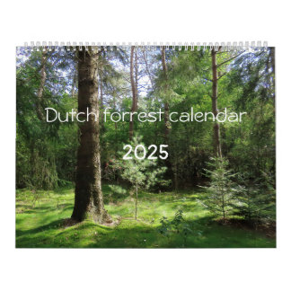 Calendrier Ajuster la forêt hollandaise de Kalender