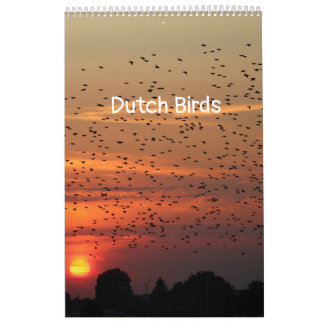 Calendrier Ajuster les oiseaux hollandais Calender