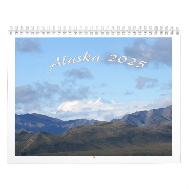 Calendrier Alaska 2025 (Protection)