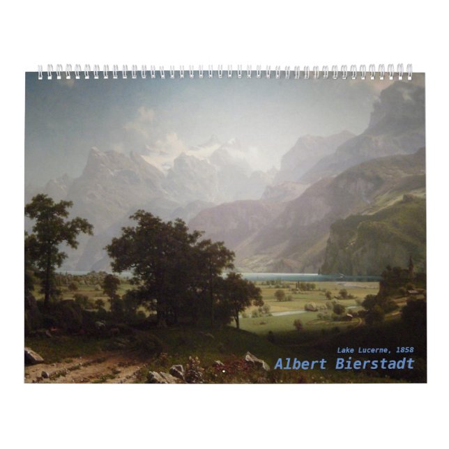 Calendrier Albert Bierstadt (Protection)
