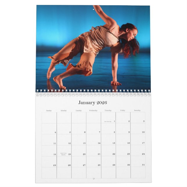 Calendrier Alchemy Dance Company (Jan 2026)