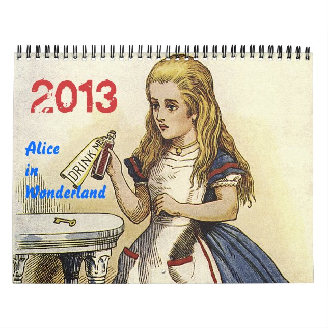 Calendrier Alice au pays des merveilles 2013 (Protection)