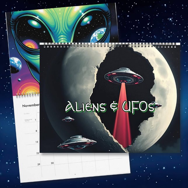 Calendrier Aliens and UFOs | Ufology (Créateur téléchargé)