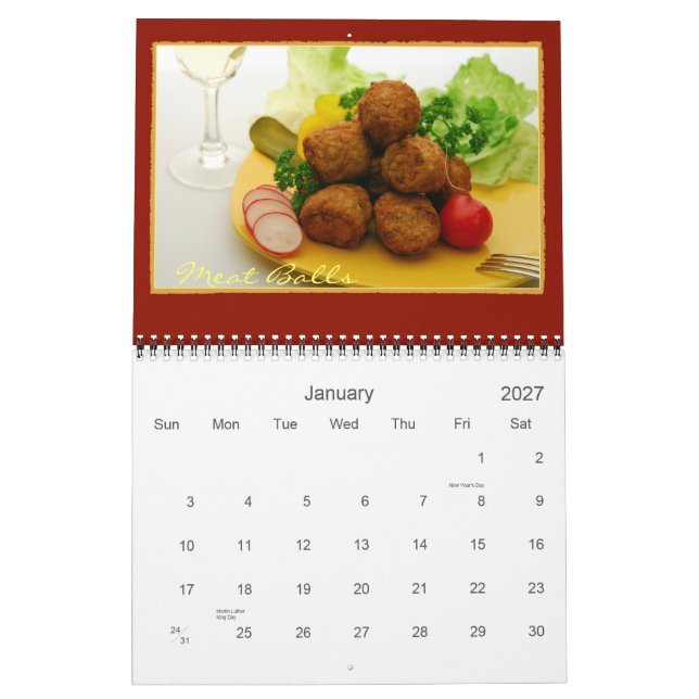 Calendrier Alimentation 2011 (Jan 2027)