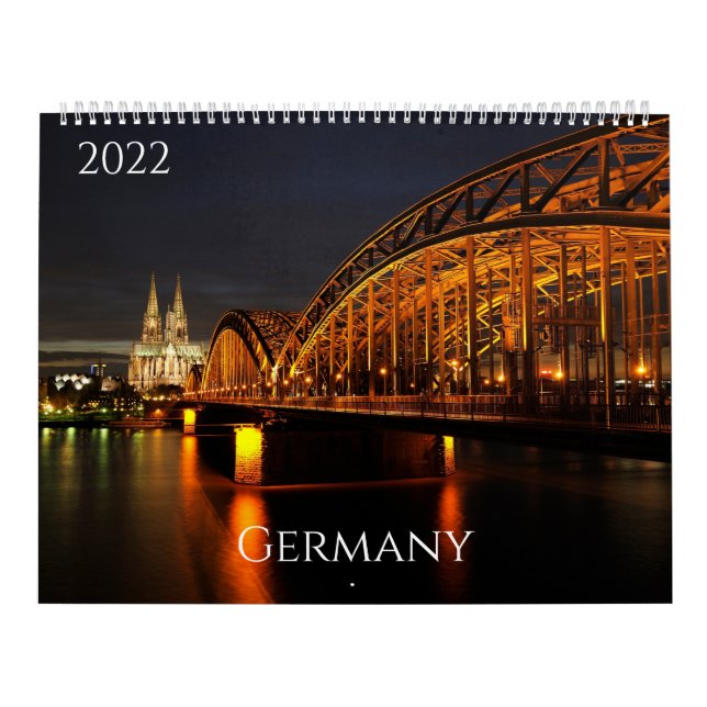 Calendrier Allemagne en images Deux pages grand calendrier, b (Protection)
