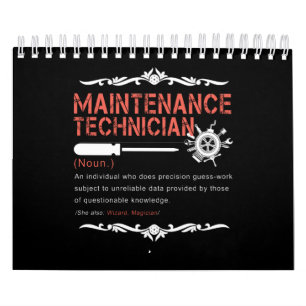 Calendrier Amateurs mécaniques  Définition du technicien de m