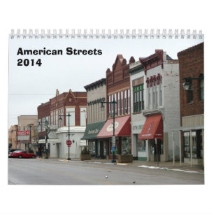 Calendrier américain de rues - 2014
