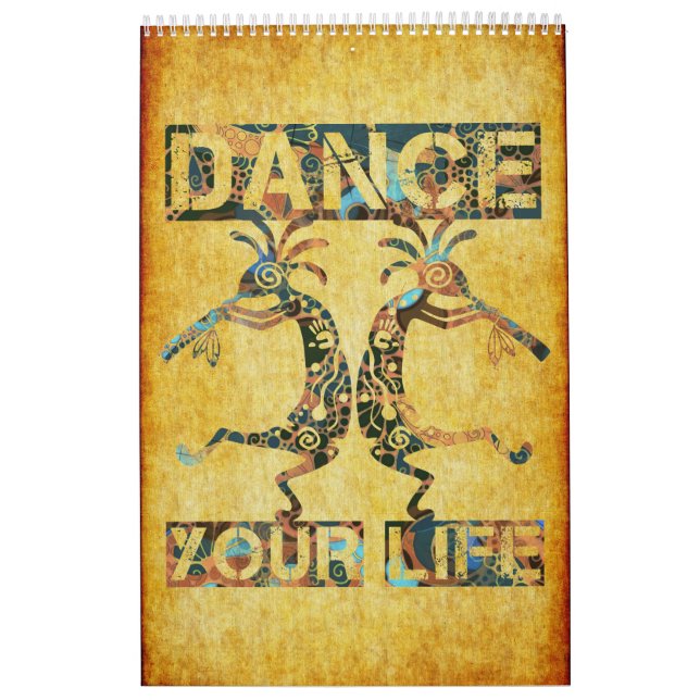 Calendrier Amérindiens Kokopelli - Dansez votre vie 1 (Protection)