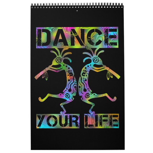 Calendrier Amérindiens Kokopelli - Dansez votre vie 2 (Protection)