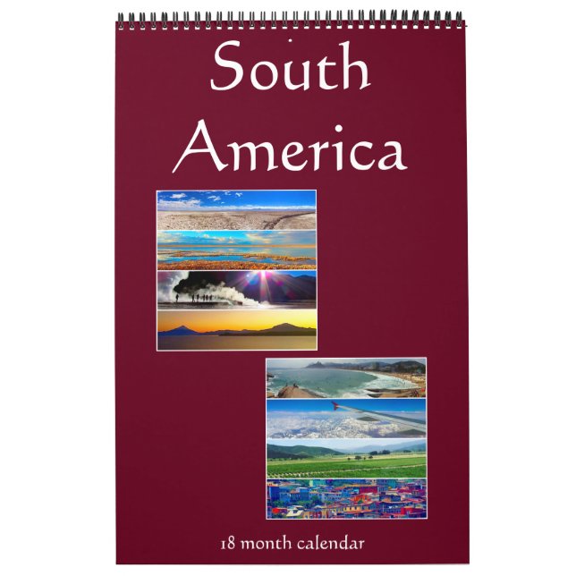 Calendrier amérique du sud photographie 18 mois (Protection)