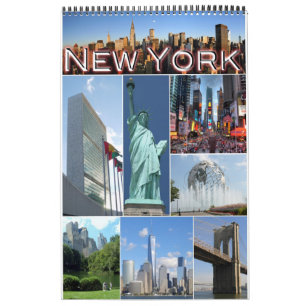 Calendrier Amérique - États-Unis - New York -