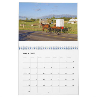 Calendrier Amish 2020