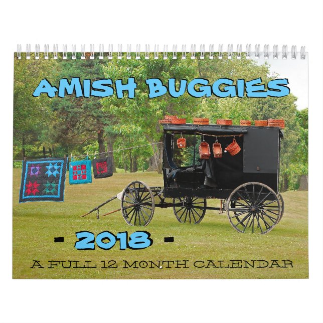 Calendrier Amish Buggies 2018 (Protection)