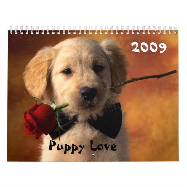 Calendrier Amour de chiot (Protection)