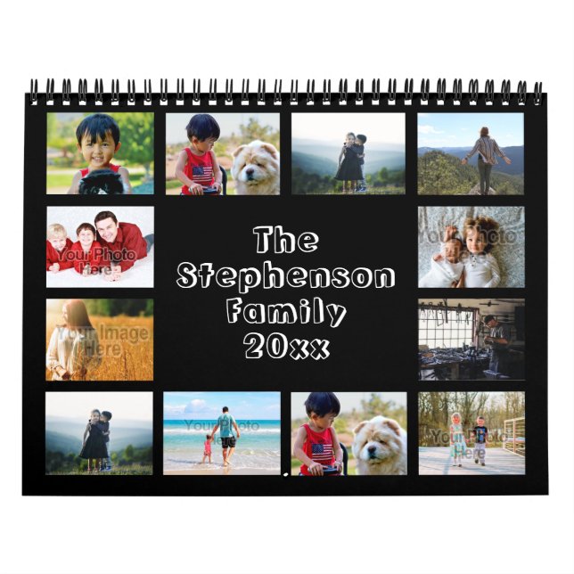 Calendrier Amusants Famille Enfants Photo (Protection)