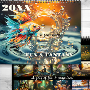 Calendrier Amusants Imaginaire Fairy Tale Surreal Art