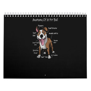 Calendrier Anatomie d'un Pitbull
